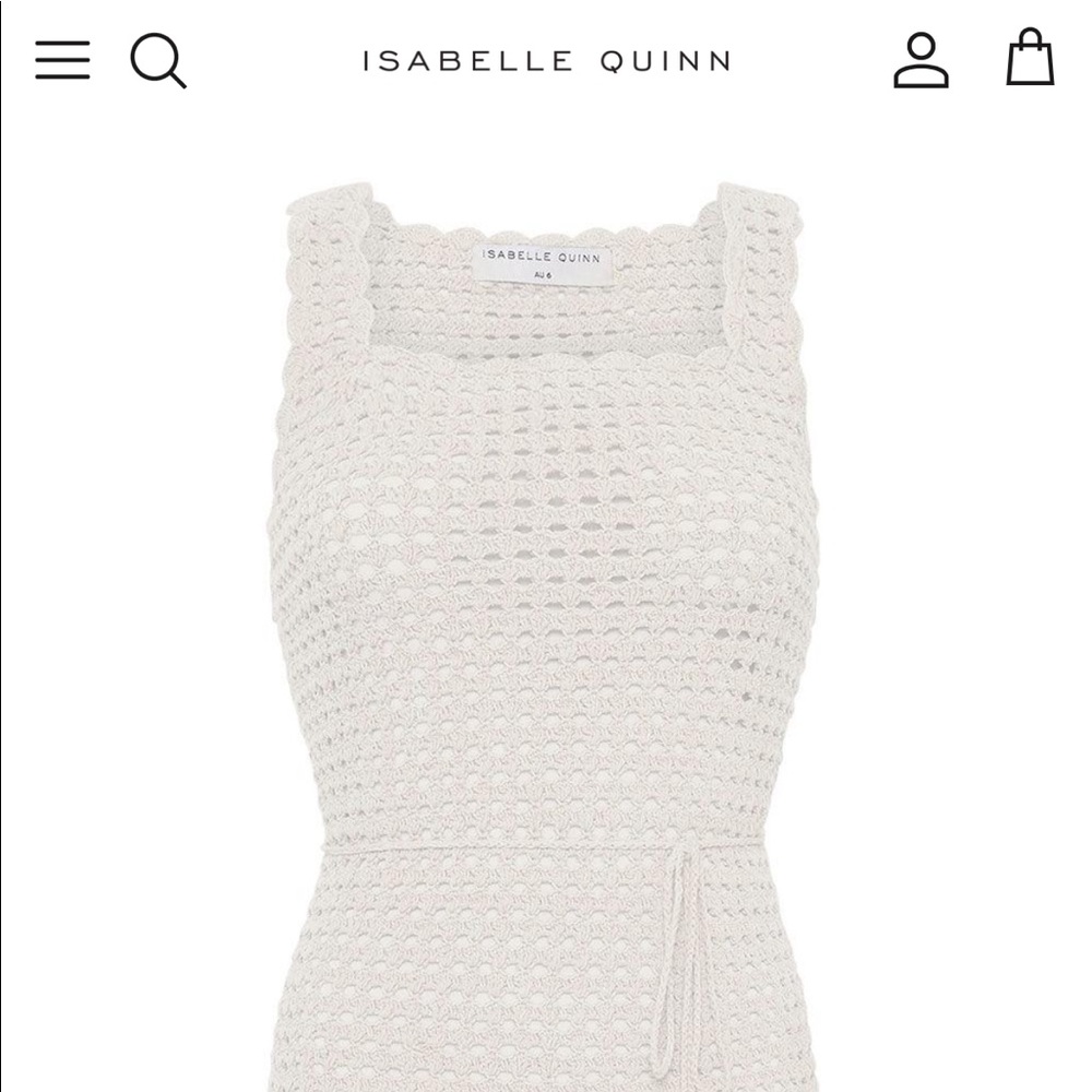 Isabelle Quinn Cali Mini Crochet Dress